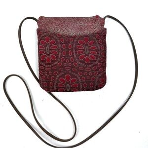 Maruca Cupcake Crossbody Bag Floral Tapestry Handbag‎ Handmade Colorado